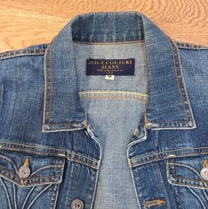 Juicy Couture Blue Denim Jean Jacket - Vintage